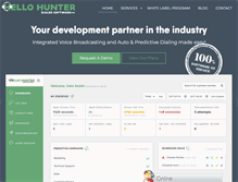 Tablet Screenshot of hellohunter.com